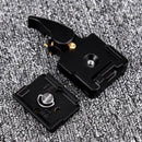 Quick Release Plate Clamp Adapter For Manfrotto 200PL-14 Tripod 7.4 x 5.2 x 2.2