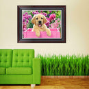 DIY 5D Diamond Embroidery Painting Cute Dog Cross Stitch Craft Home Decor
