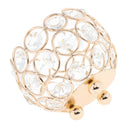 Crystal Candle Holder Candlestick Desktop Centerpieces Ornament for Party