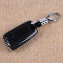 Carbon Fiber ABS Smart Key Fob Cover Case Chain Fit for VW Golf MK7 Skoda Karoq