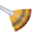 Fan Shape Wooden Handle Paintbrush Pen Acrylic Water Oil Painting Brush â„–[