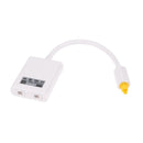 1 in 2 Out Digital Toslink Optical Fiber Audio Splitter Cable Adapter