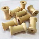 70Pcs Small Wooden Hand Crafts Thread Spool Bobbins Sewing Craft Bird Toys Parts