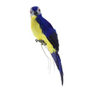 3Pcs Artificial Simulation Foam Bird, Feathered Macaw Parrot Ornaments DIY Craft