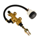 Motorcycle Rear Foot Brake Master Cylinder Hydraulic Brake Pump Reservoir Ropes