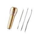 Copper Leather Tent Sewing Awl Hand Stitcher Taper Leathercraft Needle Wor PHZ