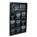 Industrial Tin Wall Decor Sign Bar Pub Club Poster Plaque 20x30cmCoffee