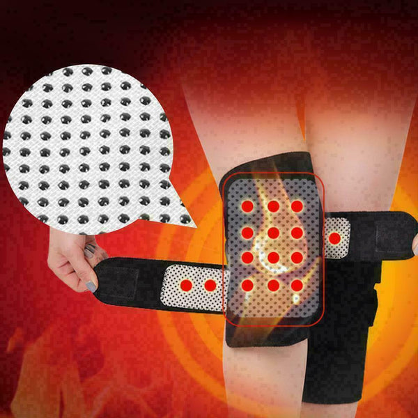 Self Heating Magnetic Knee Brace Pad Thermal Therapy Arthritis Protector D7 H3Y7