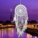 Dream Catchers for Bedroom, White Dream Catchers Crochet Wall Hanging Dream I7R7