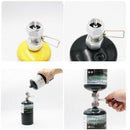 Propane Refill Adapter Gas Tank Disposable Cylinder For 1lb Tanks BBQ Grill