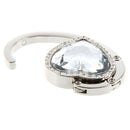Heart-Shape Foldable Purse Handbag Hanger Hook Holder Q3K4