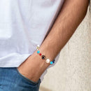 Universe Planets Bead Bracelet Natural Stone Bangle Women Jewelry (Style 1) A