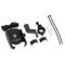 Stable Motorcycle Handlebar Phone Holder+QC3.0 Smart Quick Charger Black