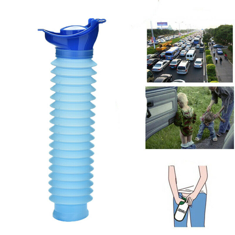 Portable Urine Bottle Urine Bottle 750Ml Retractable Urinal For Travel Camp W2H3