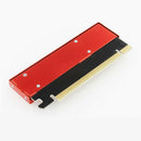 M.2 NVMe SSD to PCI-e X16 Converter Card Full Speed with Case Cover Heatsink Red