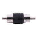 Straight AV RCA Male to Male Connectors Couplers Adapters 6 Pcs
