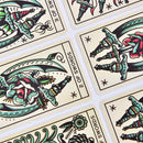 78Pcs Tattoo Tarot Ink & Intuition Deck Oracle Fun Family Party Board GamesB Hn