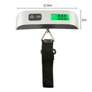 50kg/110lb Digital Electronic Luggage Scale Travel Bag Fish Hook Scales (A)