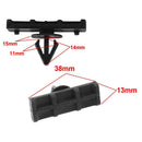 60pcs Fender Panel Trim Clips Retainers Rivet Fastener Replaces