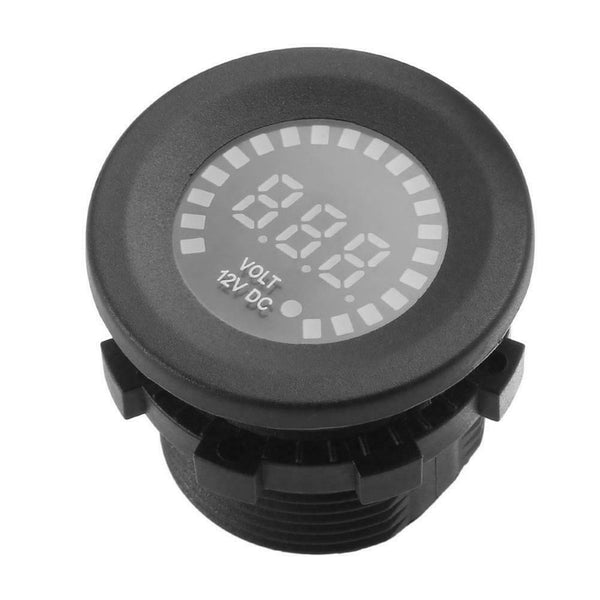 Waterproof DC 12V Car Motorcycle LED Digital Voltmeter Voltage Meter Gauge A#S