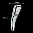300 Holes High Pressure Rainfall Shower Head Handheld Water Saving Bath Spr H3P3