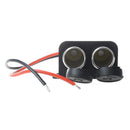 Motorcycle Cigarette Lighter 2 in 1 Power Socket Waterproof 12V New