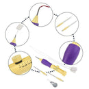 136pcs/Set DIY Embroidery Knitting Punch Needle Pen Magic Sewing Tool Threa C2M7
