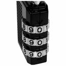 3 Dial Digit Combination Padlock Laptop Bag Toolbox Suitcase Travel Luggage A8H5