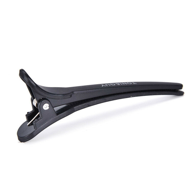 12Pcs Professional Black Matte Hairdressing Salon Sectioning Clamps Hair Clips O