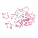 12x Metal Star Shape Paper Clips Bookmark Photo Album Envelope Clips