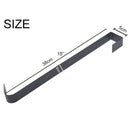 2 Pack Front Door Wreath Hanger Hook Iron 15 Inch over the Door Hook for Ch