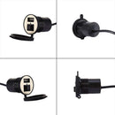 12-24V Universal USB Charger Motorcycle Power Adapter Socket USB Charger Wa