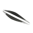 Carbon Fiber Headlight Eyelids Trim, Headlamp Eyebrow Cover Decoration Styl Y9D8
