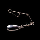 10Pcs 0.8g spinner fishing lure bait spoon Bass Minnow Crank lures tackleOZ