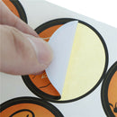 90pcs Halloween Paper Stickers Pumpkin Gift Bag Labels Candy Packaging Tags S3cU