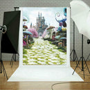Photography Background Art Fabric Castle Wall Photo Studio Props Backdrop