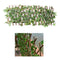 Garden Fence Expandable Faux Ivy Wood Vines Plant for Backyard Outdoor Decor