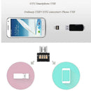 2X Micro USB Male to USB Female  Adapters Converter For Android Tablets Phone Gw