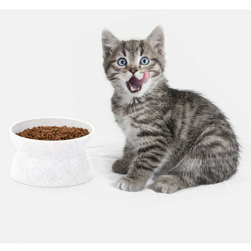 2pcs 2 In 1 Bowls,Dog Puppy Cat Kitten Dual Purpose Quantitative