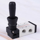 4H210-08 5 ways 2 position pneumatic mechincal hand lever valve M&O