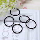 10pcs/Pack Cute Girls Ponytail Hair Holder Elastic Rubber Band Set (Black) A