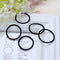 10pcs/Pack Cute Girls Ponytail Hair Holder Elastic Rubber Band Set (Black) A#S
