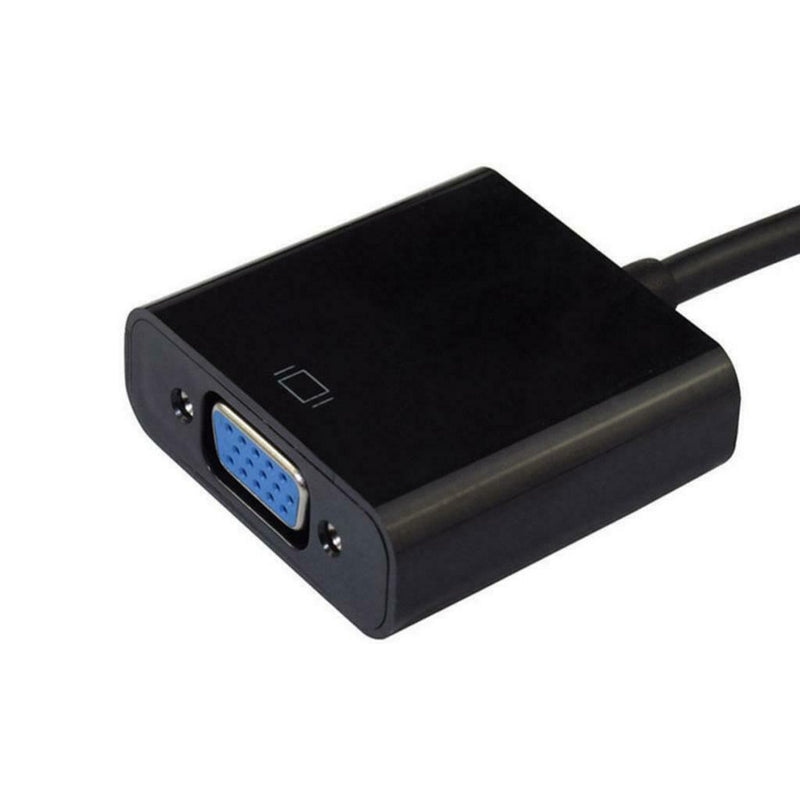 HDMI Male to VGA Female + Aux Audio Cable Adapter Video Digital Converter