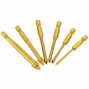 6pcs Glass Drill Bits Set Tile Ceramic Drilling Set 3/4/5/6/8/10mm with 1/4