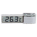 Mini Transparent Digital Thermometer LED Temperature Meter for Aquarium W7I6