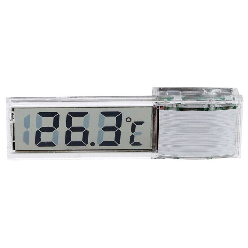 Mini Transparent Digital Thermometer LED Temperature Meter for Aquarium W7I6