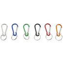 Assorted Color Aluminum Carabiner Key Ring Keychain Holder 12 Pcs D8F3