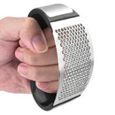 Garlic Press Rocker Stainless Garlic Mincer Crusher  & Cleaning Brush