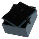 Portable Velvet Cufflink Cuff Links Case Storage Box Gift Display Jewelry