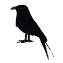 Artificial Feathered Crows Ravens DIY Birds Craft for Home Garden Lawn